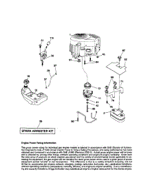 Engine parts for Craftsman Front-Engine Lawn Tractor 917289700 from AppliancePartsPros.com