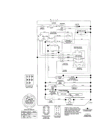 Schematic Diagram parts for Craftsman Front-Engine Lawn Tractor 917289700 from AppliancePartsPros.com