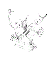 Lift parts for Craftsman Front-Engine Lawn Tractor 917289730 from AppliancePartsPros.com