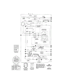 Schematic Diagram parts for Craftsman Front-Engine Lawn Tractor 917289730 from AppliancePartsPros.com