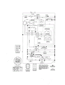 Schematic Diagram parts for Craftsman Front-Engine Lawn Tractor 917289740 from AppliancePartsPros.com