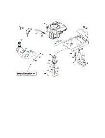 Engine parts for Craftsman Front-Engine Lawn Tractor 917289902 from AppliancePartsPros.com