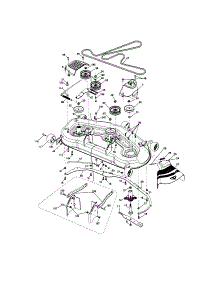 Mower Deck parts for Craftsman Front-Engine Lawn Tractor 917289902 from AppliancePartsPros.com