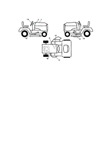 Decals parts for Craftsman Front-Engine Lawn Tractor 917289902 from AppliancePartsPros.com