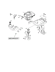 Engine parts for Craftsman Front-Engine Lawn Tractor 917289903 from AppliancePartsPros.com