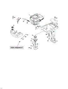 Engine parts for Craftsman Front-Engine Lawn Tractor 917289904 from AppliancePartsPros.com