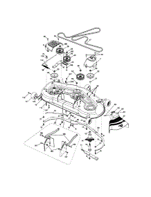 Mower Deck parts for Craftsman Front-Engine Lawn Tractor 917289904 from AppliancePartsPros.com