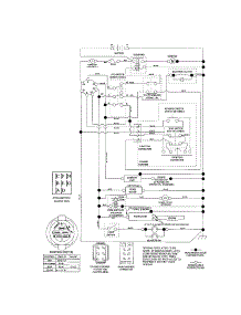 Schematic Diagram parts for Craftsman Front-Engine Lawn Tractor 917289910 from AppliancePartsPros.com