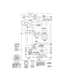 Schematic Diagram parts for Craftsman Front-Engine Lawn Tractor 917289912 from AppliancePartsPros.com
