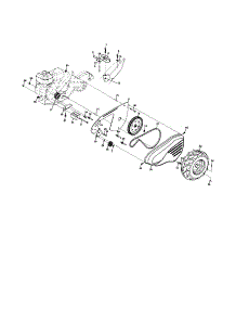 Mainframe, Left Side parts for Craftsman Rear-Tine Tiller 917290032 from AppliancePartsPros.com