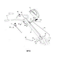 Handles parts for Craftsman Rear-Tine Tiller 917290037 from AppliancePartsPros.com