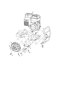 Mainframe, Right Side parts for Craftsman Rear-Tine Tiller 917290041 from AppliancePartsPros.com