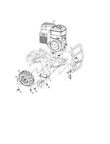 Mainframe, Right Side parts for Craftsman Rear-Tine Tiller 917290042 from AppliancePartsPros.com