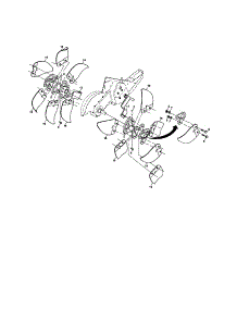 Tine parts for Craftsman Rear-Tine Tiller 917290044 from AppliancePartsPros.com