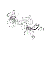 Tine parts for Craftsman Rear-Tine Tiller 917290045 from AppliancePartsPros.com