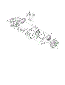 Mainframe, Left Side parts for Craftsman Rear-Tine Tiller 917290046 from AppliancePartsPros.com