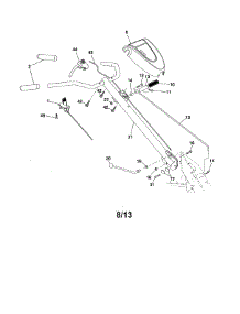 Handles parts for Craftsman Rear-Tine Tiller 917290048 from AppliancePartsPros.com