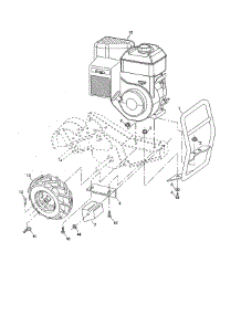 Mainframe, Right Side parts for Craftsman Rear-Tine Tiller 917290048 from AppliancePartsPros.com