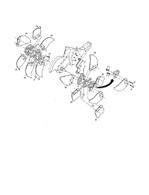 Tine parts for Craftsman Rear-Tine Tiller 917290048 from AppliancePartsPros.com