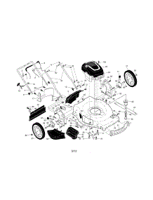 Engine / Housing / Handle parts for Craftsman Gas Walk-Behind Mower 917290800 from AppliancePartsPros.com