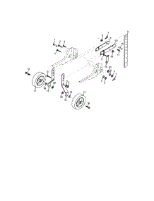 Wheel And Depth Stake Assembly parts for Craftsman Front-Tine Tiller 917291481 from AppliancePartsPros.com
