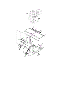 Transmission parts for Craftsman Front-Tine Tiller 917291481 from AppliancePartsPros.com