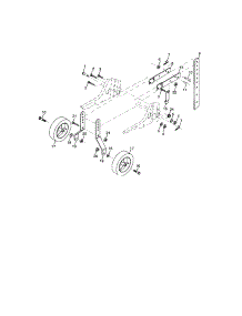 Wheel And Depth Stake parts for Craftsman Front-Tine Tiller 917291482 from AppliancePartsPros.com