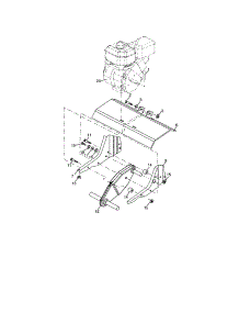 Transmission parts for Craftsman Front-Tine Tiller 917291482 from AppliancePartsPros.com
