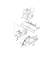 Transmission parts for Craftsman Front-Tine Tiller 917291491 from AppliancePartsPros.com