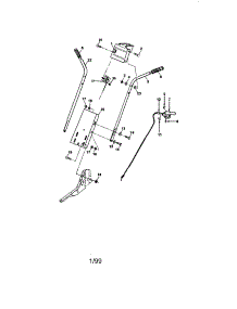 Handle Assembly parts for Craftsman Front-Tine Tiller 917292000 from AppliancePartsPros.com