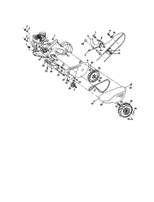 Mainframe, Left Side parts for Craftsman Rear-Tine Tiller 917292040 from AppliancePartsPros.com