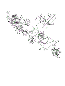 Mainframe, Left Side parts for Craftsman Rear-Tine Tiller 917292041 from AppliancePartsPros.com