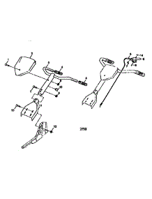 Handle Assembly parts for Craftsman Front-Tine Tiller 917292300 from AppliancePartsPros.com