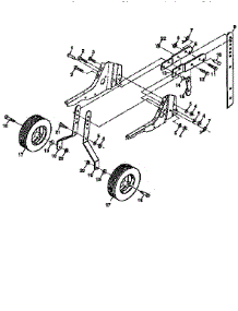 Wheel And Depth Stake Assembly parts for Craftsman Front-Tine Tiller 917292350 from AppliancePartsPros.com