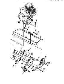 Transmission parts for Craftsman Front-Tine Tiller 917292350 from AppliancePartsPros.com