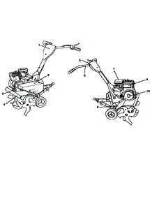 Decals parts for Craftsman Front-Tine Tiller 917292350 from AppliancePartsPros.com