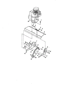Transmission parts for Craftsman Front-Tine Tiller 917292352 from AppliancePartsPros.com