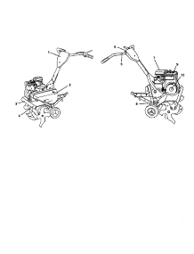 Decals parts for Craftsman Front-Tine Tiller 917292352 from AppliancePartsPros.com