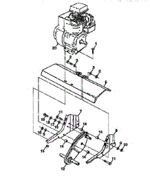 Transmission parts for Craftsman Front-Tine Tiller 917292360 from AppliancePartsPros.com
