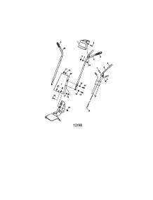 Handle Assembly parts for Craftsman Front-Tine Tiller 917292380 from AppliancePartsPros.com