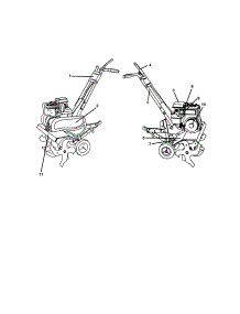 Decals parts for Craftsman Front-Tine Tiller 917292380 from AppliancePartsPros.com