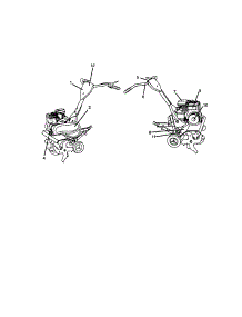 Decals parts for Craftsman Front-Tine Tiller 917292390 from AppliancePartsPros.com