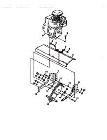 Transmission parts for Craftsman Front-Tine Tiller 917292401 from AppliancePartsPros.com