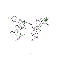 Handles parts for Craftsman Front-Tine Tiller 917292403 from AppliancePartsPros.com
