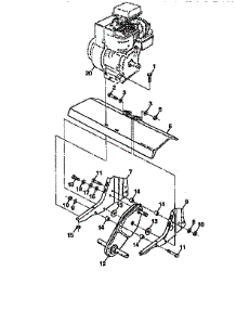 Transmission parts for Craftsman Front-Tine Tiller 917292450 from AppliancePartsPros.com