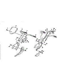 Handle Assembly parts for Craftsman Front-Tine Tiller 917292460 from AppliancePartsPros.com