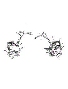 Decals parts for Craftsman Front-Tine Tiller 917292460 from AppliancePartsPros.com