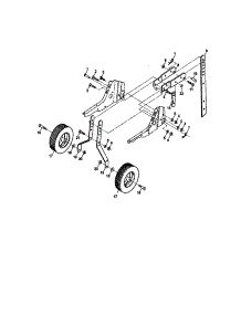 Wheel And Depth Stake parts for Craftsman Front-Tine Tiller 917292490 from AppliancePartsPros.com