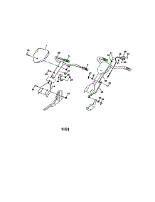 Handles parts for Craftsman Front-Tine Tiller 917292491 from AppliancePartsPros.com