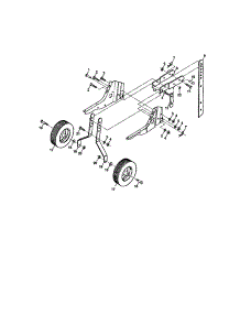 Wheel And Depth Stake parts for Craftsman Front-Tine Tiller 917292491 from AppliancePartsPros.com